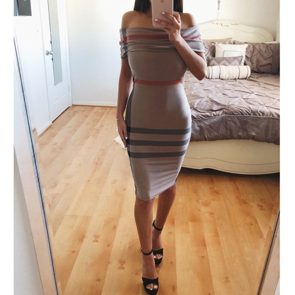 burberry bodycon dress fashion nova